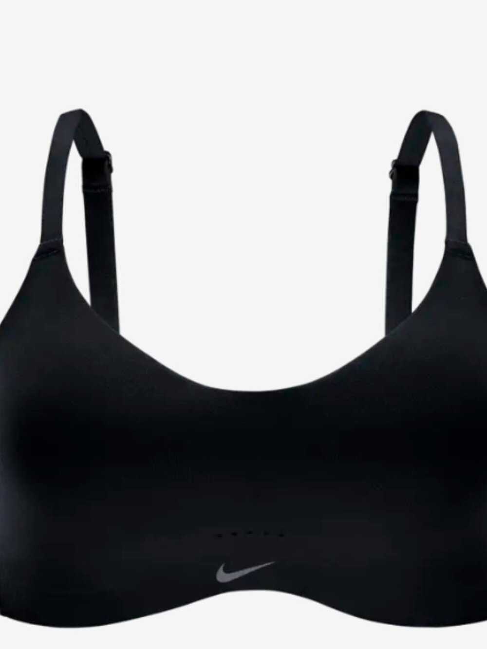 NWT Women's Nike Alate Minimalist Convertible Sports Bra XL C-E Black FQ3550-010
